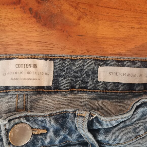 Cotton On Stretch "Mom" Jeans - Assorted Colors - Picture 8 of 12